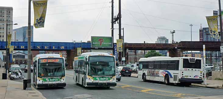 SEPTA New Flyer Midi MD30 4607 & 4616 Lucy and NJ Transit NABI 416.5 5577